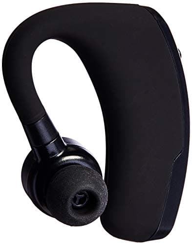 Wireless Earbuds Stereo Bluetooth Headphone with MIC 9 Hour Playing Time Compatible with iPhone X/8/7/6/6s Plus Android Samsung for Sport Workout Travel Driving, Black