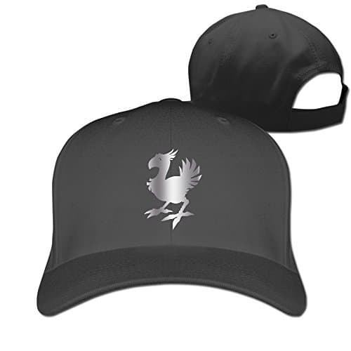 GJNSK Chocobo Final Fantasy Platinum Style Baseball Snapback Cap Black
