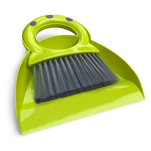 MySbiker Mini Dustpan and Broom Set,Cage Cleaner for Reptile, Hedgehog, Hamsters,Degus,Chinchilla,Guinea Pig,Rabbits and Other Small Animals,Cleaning Tool Set for Animal Waste