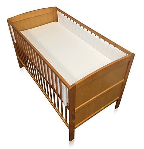 Breathe Easy Air Mesh Crib Liner 2 Sided - White