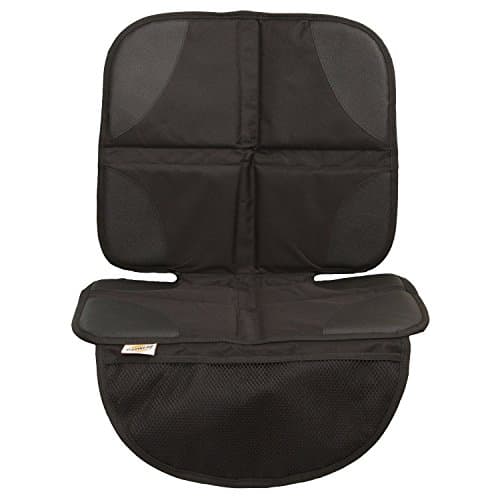 Car Seat Protector By Carwear Essentials - Keeps Car Seats Clean and Damage-free - Latch Compatible - No-slip, Easy-install Construction - Sturdy Color-safe Design