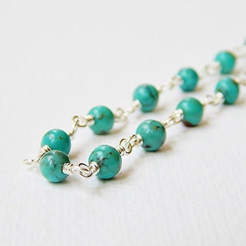 Turquoise Necklace in Sterling Silver