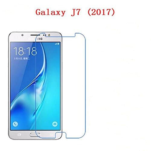 [3-PACK]-GLass Screen Protector For Samsung Galaxy J7 2017 /J7 Sky Pro / Galaxy J7 Perx / Galaxy J7 V /Glass Tempered Glass For Samsung Galaxy J7 2017 Anti-Scratch, Anti-Fingerprint, Bubble Fre