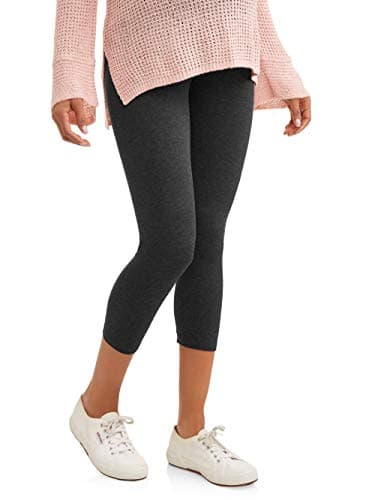 RUMOR HAS IT Maternity Over The Belly Capri Crop Support Leggings