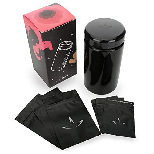 Interplanetary DevelopmentAirtight Glass Stash Jar 1 Ounce (500 ml)