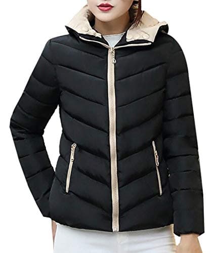 BingSai Women's Lightweight Down Jacket Packable Hooded Insulated Down Jacket