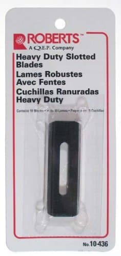 Roberts Carpet Tools Heavy Duty Blue Slotted Blades 10-436