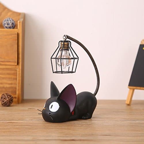 Jiji Cat Night Light Resin Mini Night Light Home Decoration/Creative Resin Ornaments Decoration/Crafts (A-Style)
