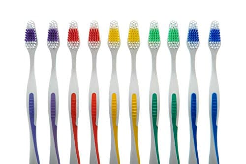 10 Toothbrushes Wholesale Standard Classic Medium Soft Toothbrush
