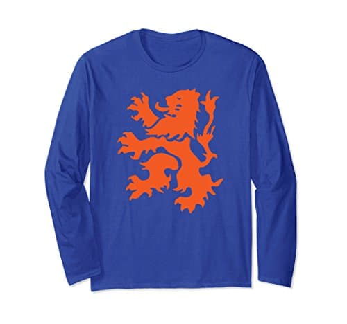 Unisex Dutch Lion Rampant Medium Royal Blue