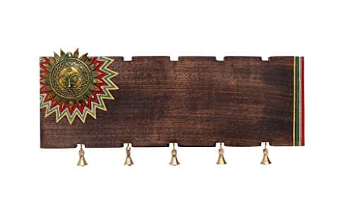 Indian Handmade Sun Adorned Name Plate With Warli Work