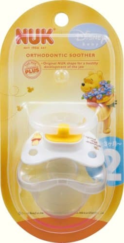 Size with a combination Winnie the Pooh Nook pacifier cap 2WX