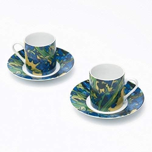 Vincent Van Gogh Espresso set Ireses (2 pack).