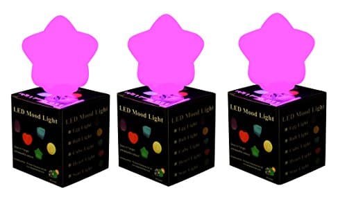 LED Star Lights Diwali Diya Decorations Colour Changing Mood Lighting Set of 3 for Festivals, Parties, Events by PK Green