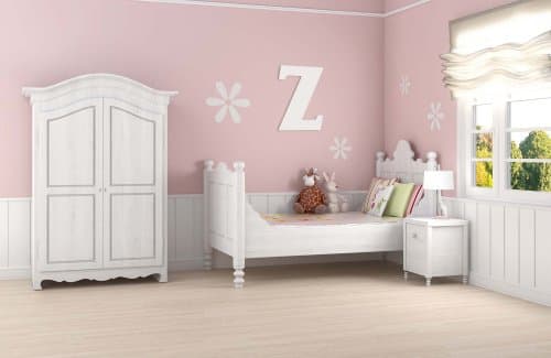 Munch Oversized White Wood Letters, Z