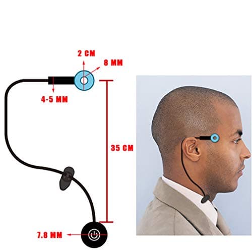 Wireless Temple Head LED Light Cosplay RK800 Become Human Prop Halloween