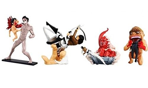 Anime Attack on Titan Figure 4pc Set