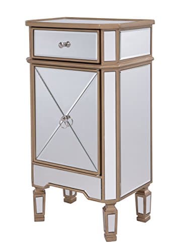 1-Door Storage Cabinet in Gold