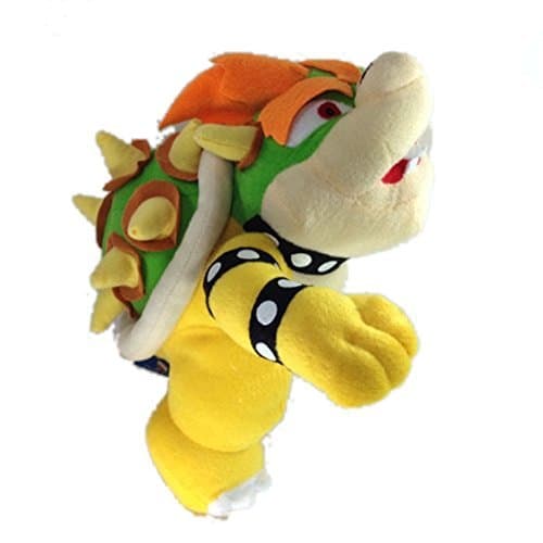 TinTek® 10" Super Mario Brothers Standing King Bowser Koopa Soft Stuffed Animal Plush Doll Figure Toy 10 Inches