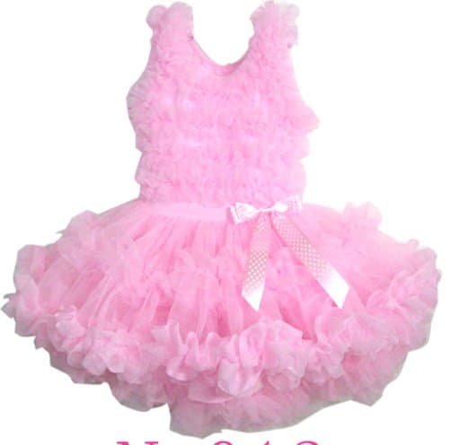 POPATU Pink Ruffle PettiDress. Size 2