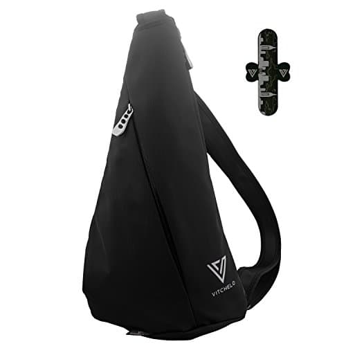 Anti Theft Backpack by Vitchelo - Sling Bag for Men &amp; Women - Single Strap Over the Shoulder Backpacks, Canvas Crossbody Bags Suitable for Hiking &amp; Travel - Smell Proof Pack Made for Every Day Carry