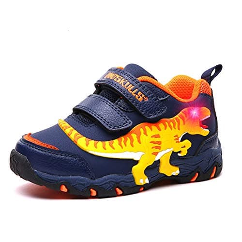 Boy Sneakers Light Up Shoes 3D T-Rex Dinosaur LED Shoes Flashing Children Sneaker