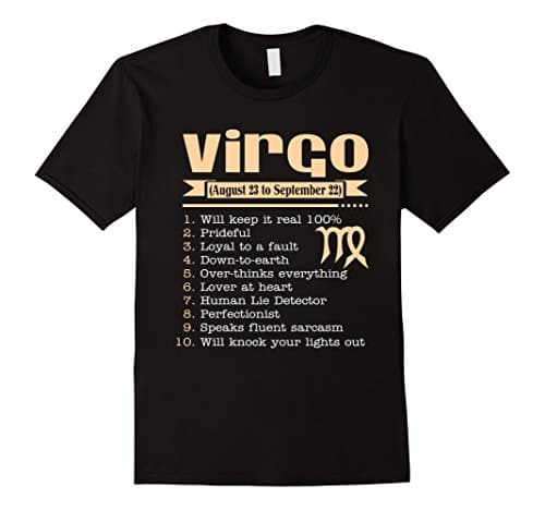 Men's Virgo Thing T-shirt Medium Black
