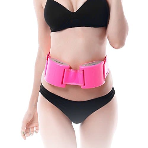 Slimming Machine Detachable ABS+PU Blue Pink Shake Weight Loss Equipment Abdominal Fat Burning Vibration Slimming Belt Thin Waist Skinny - Leg Thin Belly Artifact Electric Lose Weight Vibration Waist Exerciser Belt Keeping Your Body Fit Electric Fat Stimulators