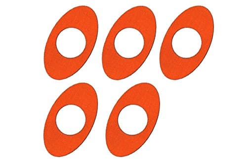 5 Oval Tapes Sticker for Freestyle Libre Sensor (orange)