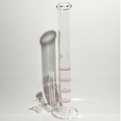 Aimo Handmade Pink 4 Layers 42cm Tall Joint 14mm Thick Glass