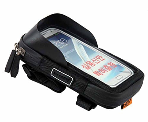 CBR Bike Front Bag Touch Screen Phone Bag 5.5 Inch,Black