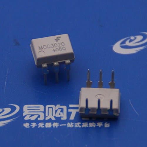 MOC3020 DIP-6 line package. (10pcs)
