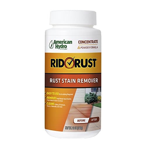 Pro Product American Hydro Systems Rid O'Rust 2653 Powdered Rust Stain Remover Cleaner 12 oz Tub