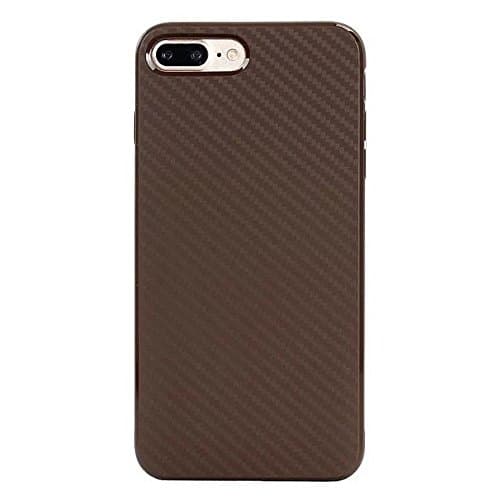 iPhone 8 Plus / 7 Plus Case (5.5"), Danbey, Fashion Style, Flexible Rubbery TPU Slim Cover, for iPhone 8 Plus / 7 Plus 5.5-inch, D1127 (Twill-Coffee)