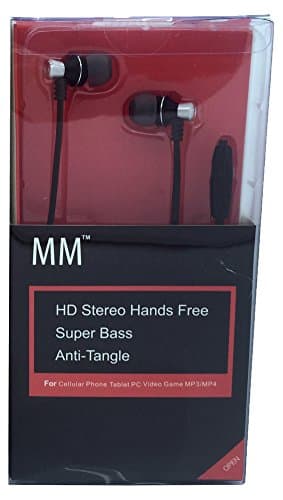 Mm In-Ear Headphones Hd Dynamic Stereo With Microphone Black
