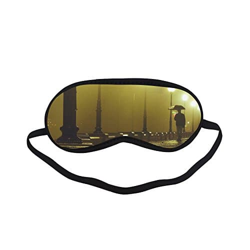 Custom Sleeping Mask Road Bridge Rain Night Blindfold Sleep Eye Masks