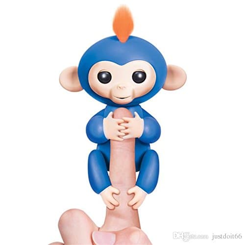 Interactive Baby Monkey - Bella - Finger Lings (Blue With Orange Hair) Original Packaging Brand New For Kids