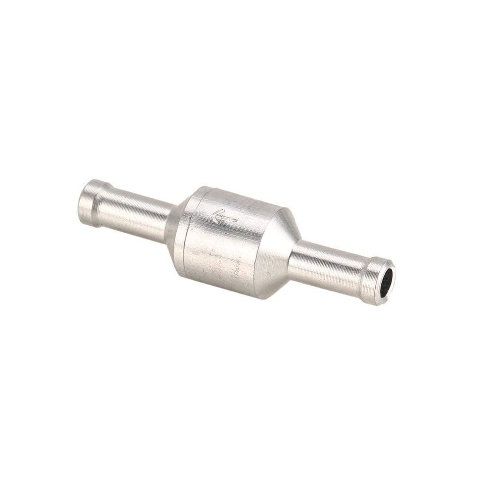 Windwinevine 1Pc Aluminium Check Valve 6mm Fuel Non- Return Inline Check Valve Vacuum Hose One Way for Automobile Vehicle Carburettor