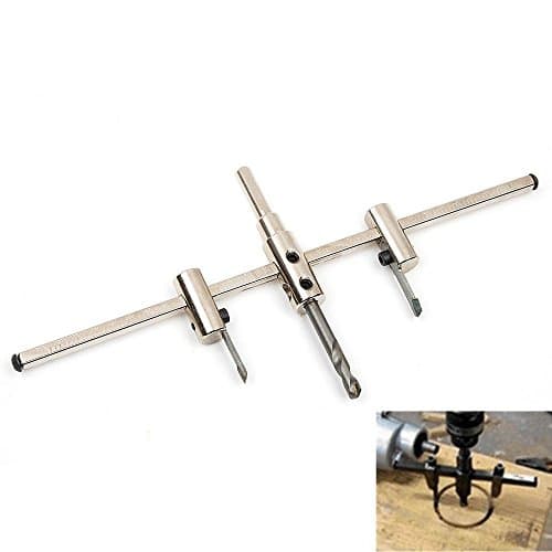 HDDU 1pc 30mm-300mm Adjustable Circle Cutter Drill Bit Wood Twist Hole Tools Hole Saw Drill Bit Kit Tool Set for Woodworking