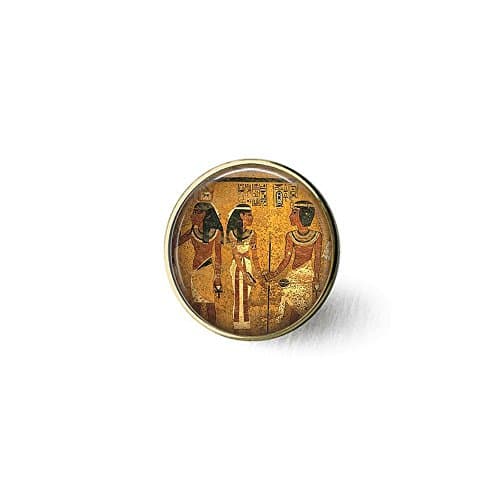 stap Egyptian Queens Hieroglyphics brooch