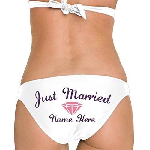 Just Married Custom Booty: Leonetti Swimwear Swimsuit Bikini Bottom