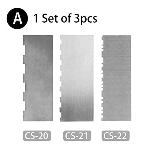 3PCS Cake Scraper Stainless Steel, Cake Smoother Scraper Buttercream Icing Polisher Stainless Steel Decorating Edge DIY Tool Mousse Cream, 9 Inch