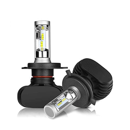 H4 LED Headlight Bulbs LED Headlamp Bulbs White Light,CSP Chips 50W 8000 Lumens 6500K Car Headlight Bulbs HB2 9003 Hi/Lo Xenon White Extremely Bright Conversion Kit Fog Light 2 Years Warranty - 2 Pack