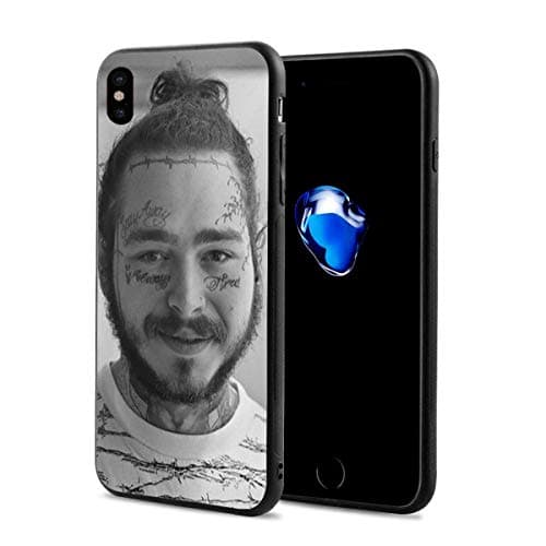 Post Malone Customized Screen Protector Rugged Cover Dust-Proof Shockproof Drop-Proof Scratch-Resistant Shell for Apple iPhone X Case 5.8 Inch