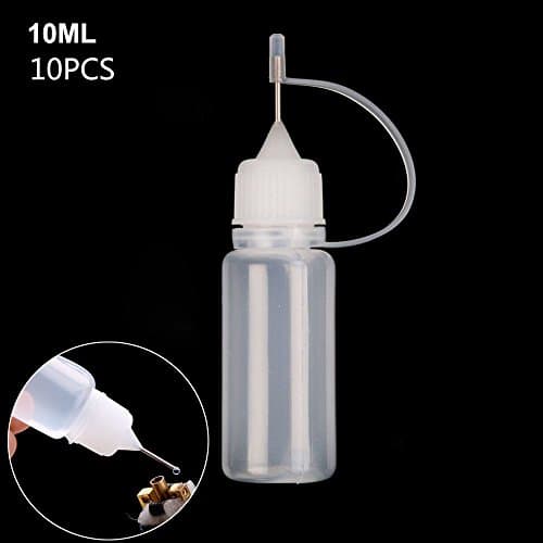 Bottle,Glue Applicator,Needle Squeeze,5/10Pcs 10/30ML Glue Applicator Needle Squeeze Bottle for Paper Quilling DIY Scrapbooking Paper Craft Tool (10ml x10pcs)