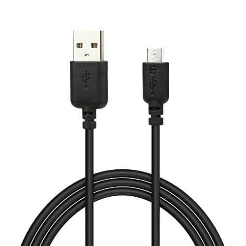 HD Enjoy 6 Feet Heavy Duty Durable Dual Layer Shield High Speed USB to Micro USB Charging Data Cable for Acer Liquid Gallant E350 Android smartphone (BLACK)