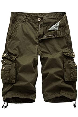 HHGKED Men's Twill Cargo Shorts