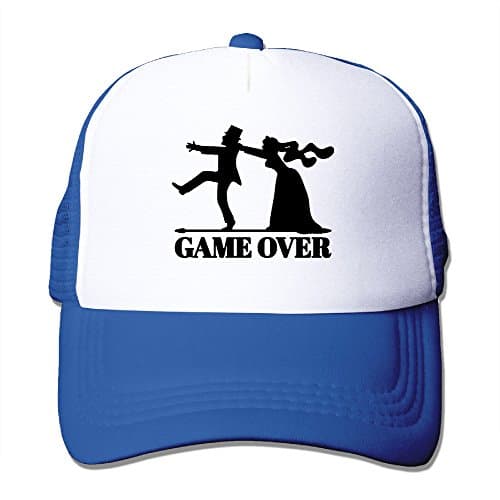 Cap Bachelor Party Drawing Game Over Mesh Hat