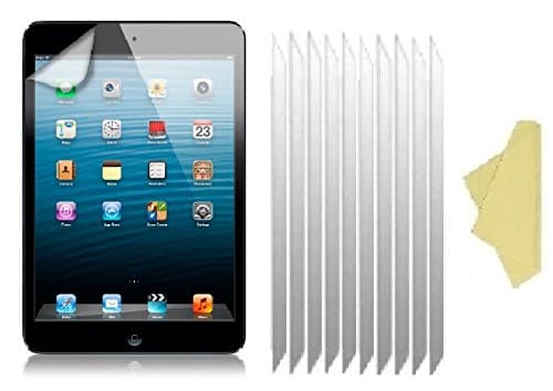 teKKno® [PACK OF 10] Apple iPad Mini / iPad Mini 2 Retina Display LCD Screen Protectors Guards And Cleaning Cloths (Clear))