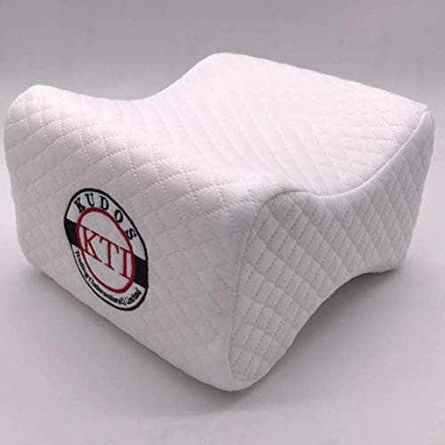 Kudos Orthopaedic Memory Foam Knee Pillow, Best for Knee Support, Leg, Hip & Back Pain. Provides Support & Comfort, Breathable Ergonomic Knee Support Cushion For Side Sleeper